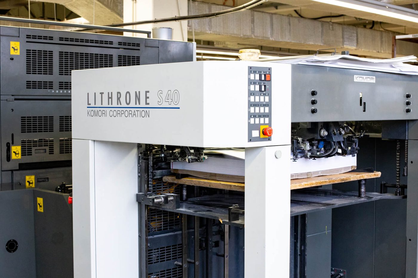 Sierra's Komori Lithrone S40 press